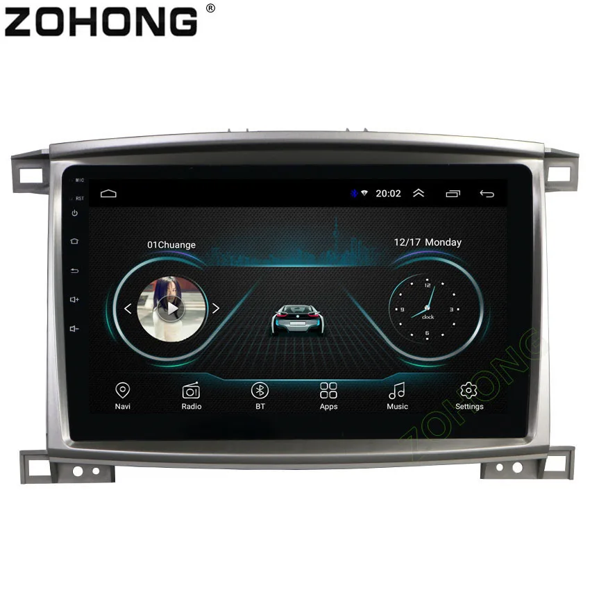 10.2 inch 2.5D Android car dvd player for Toyota Land cruiser 100 LC100 LC 100 autoradio car gps navigation Stereo BT wifi MAP
10.2 inch 2.5D Android car dvd player for Toyota Land cruiser 100 LC100 LC 100 autoradio car gps navigation Stereo BT wifi MAP