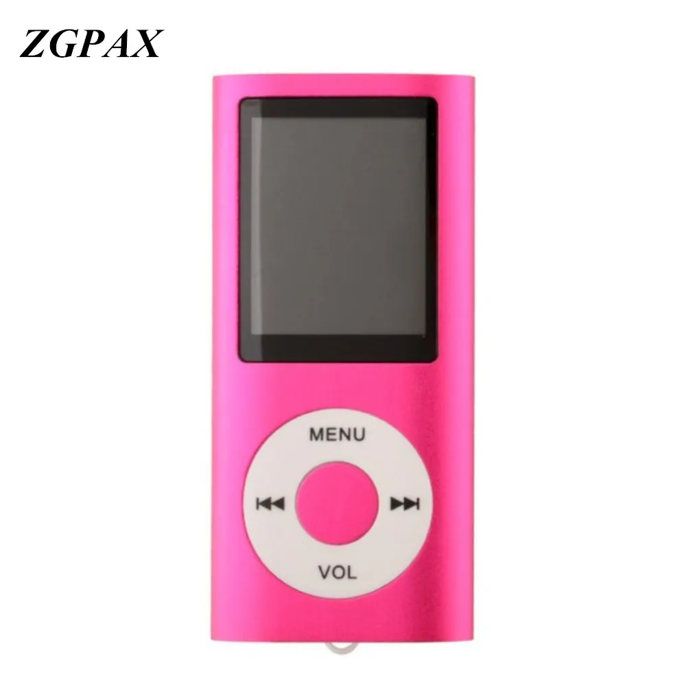 

ZGPAX Newest 1.8" LCD 4th Digita Christmas MP4 Player FM Radio E-Book Support for 2GB 4GB 8GB 16GB SD TF memory Card