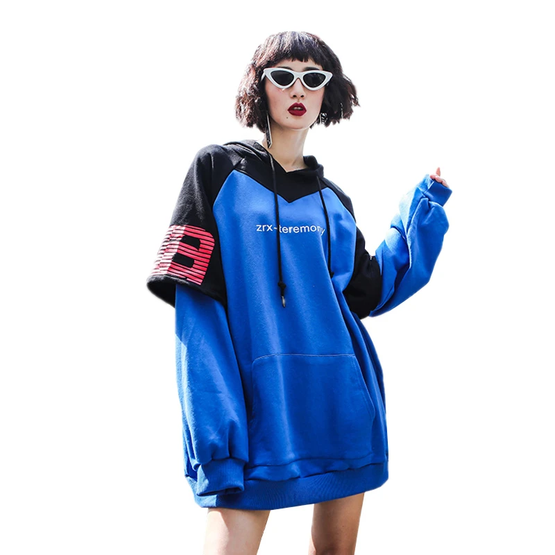 Autumn Ladies Fake Two Piece Tops Fashion Long Sleeve Pullovers Letter Print Patchwork Hoodies Oversize Loose Sweatshirts Z118
Autumn Ladies Fake Two Piece Tops Fashion Long Sleeve Pullovers Letter Print Patchwork Hoodies Oversize Loose Sweatshirts Z118
