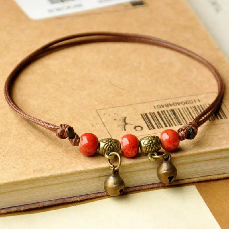 1PC Hot Summer Beach Ankle Foot Jewelry Anklets Bracelets Handmade Artificial Ceramic Small Bell Knit Anklet bracelets
1PC Hot Summer Beach Ankle Foot Jewelry Anklets Bracelets Handmade Artificial Ceramic Small Bell Knit Anklet bracelets