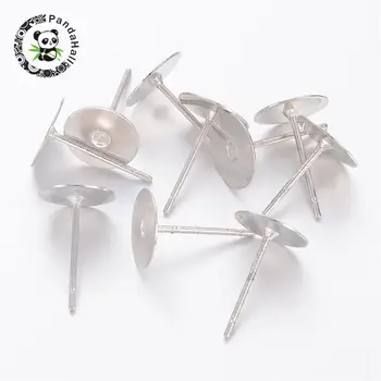 50pcs Ear Stud Earrings Fnding Posts Brass Head and Stainless Steel Pin Lead Free Cadmium Free and Nickel Free Platinum
50pcs Ear Stud Earrings Fnding Posts Brass Head and Stainless Steel Pin Lead Free Cadmium Free and Nickel Free Platinum