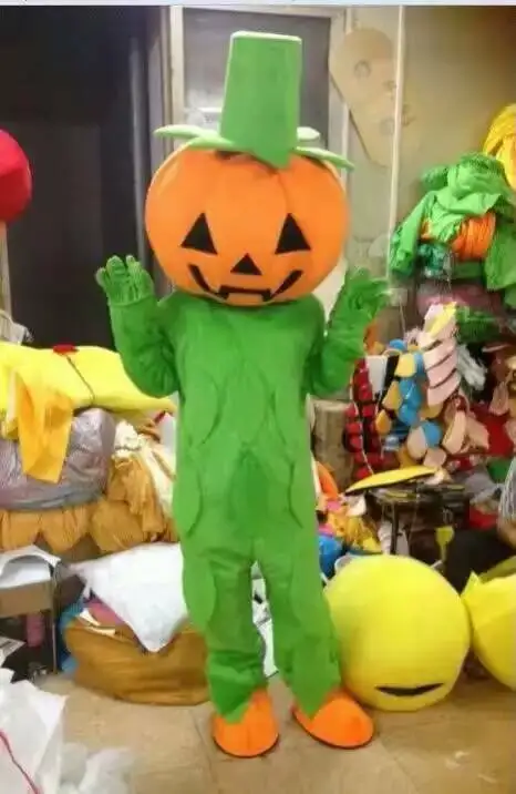

Pumpkin Mascot Costume Pumpkin Mascotter Costume Cartoon Fancy Dress Cosplay Suit Carnival Costume Halloween Cosplay Party