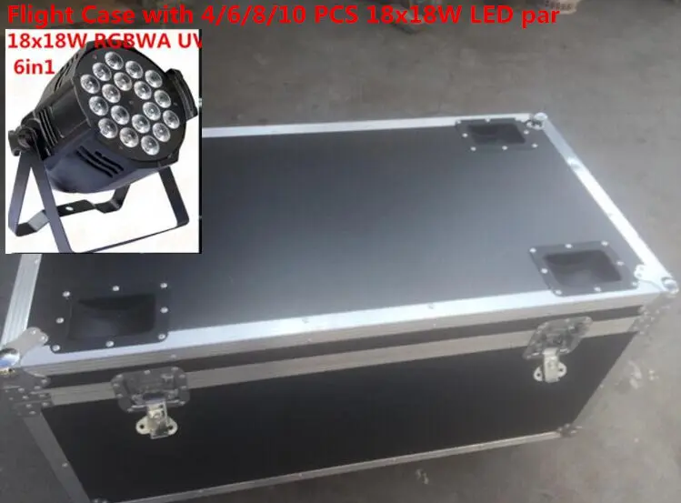 Flight Case with 4/6/8/10pcs 18x18W LED Par Lights rgbwa uv 6in1 led par light led wash light
Flight Case with 4/6/8/10pcs 18x18W LED Par Lights rgbwa uv 6in1 led par light led wash light