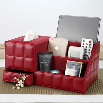 Tissue Box Multi functional Napkin Holder PU Leather Remote Controller Storage Box Home Decoration Table top Organizer
Tissue Box Multi functional Napkin Holder PU Leather Remote Controller Storage Box Home Decoration Table top Organizer