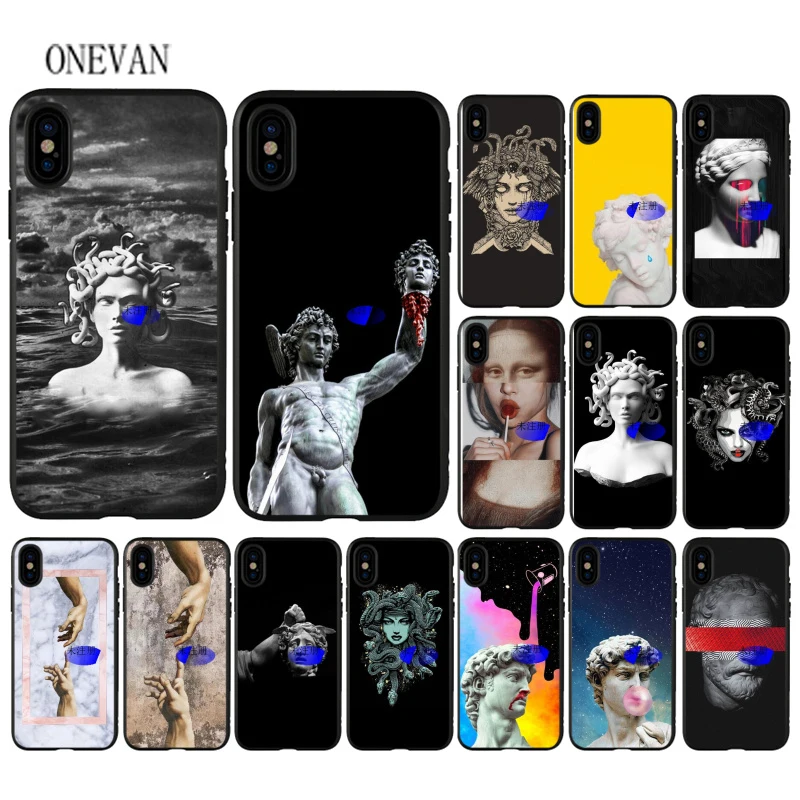 Aesthetic Snakes Tattoos Medusa Drawing david statue Cool phone Case for Apple iPhone 8 7 6 6S Plus X XS max 5 5S SE XR Cover
Aesthetic Snakes Tattoos Medusa Drawing david statue Cool phone Case for Apple iPhone 8 7 6 6S Plus X XS max 5 5S SE XR Cover
