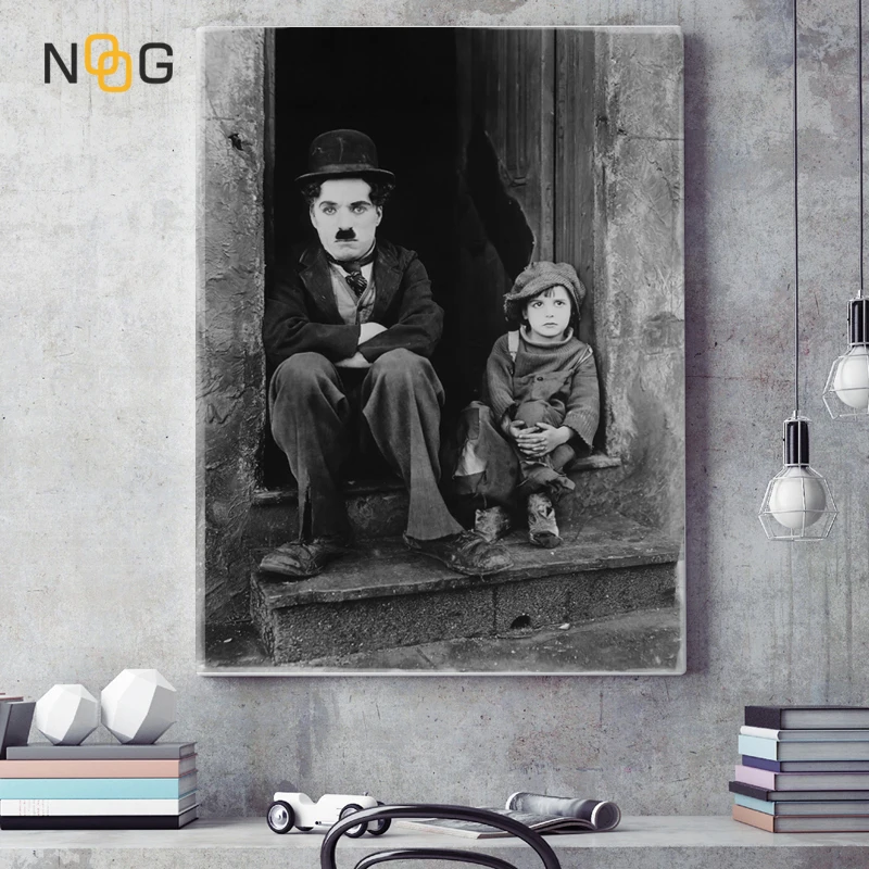 NOOG Home Decor Canvas Painting Wall Art Movie Poster Charlie Chaplin Wall Pictures for Living Room Coffee Room Decor
NOOG Home Decor Canvas Painting Wall Art Movie Poster Charlie Chaplin Wall Pictures for Living Room Coffee Room Decor