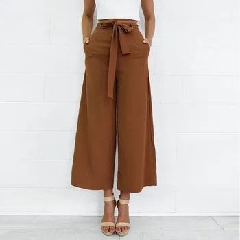 European and American Fashion Casual Boutique Women's Pure Color Loose Slim Straight Wide Leg Nine Points Pants Free Delivery
European and American Fashion Casual Boutique Women's Pure Color Loose Slim Straight Wide Leg Nine Points Pants Free Delivery