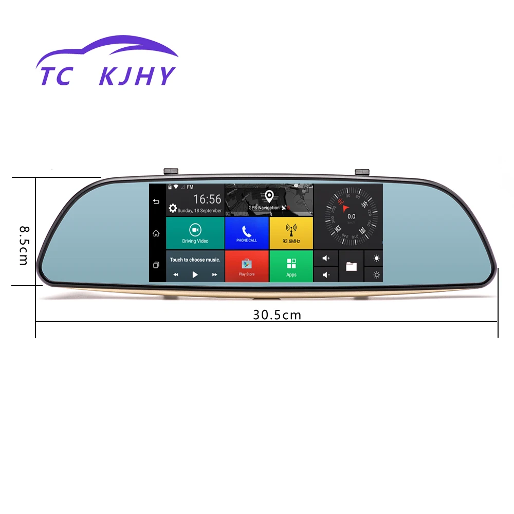 2018 Auto 7 Inch Dash Cam Car DVR 3G Touch Mirror Camera Full HD 1080P Video Recorder Camera GPS Rearview Mirror Registrar
2018 Auto 7 Inch Dash Cam Car DVR 3G Touch Mirror Camera Full HD 1080P Video Recorder Camera GPS Rearview Mirror Registrar
