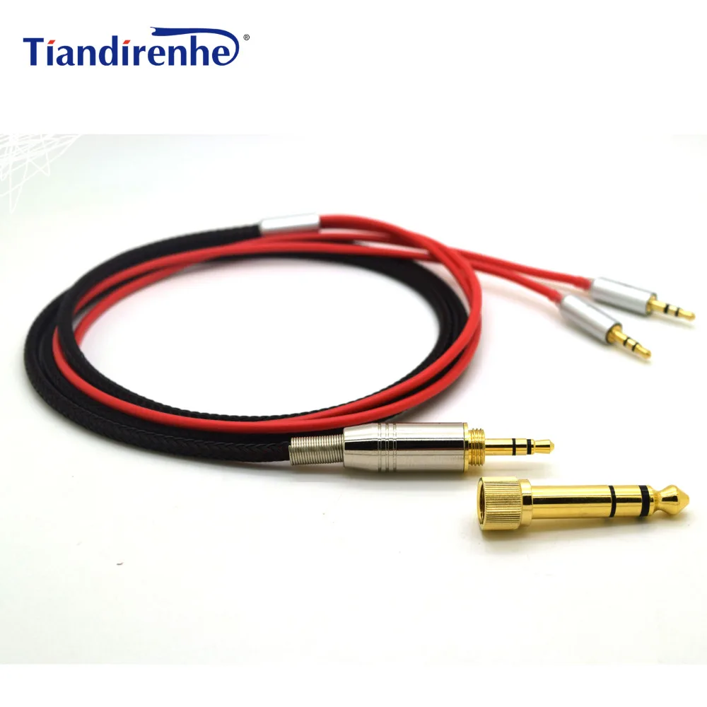 

Replacement Cable for Hifiman HE400S HE-400I HE560 HE-350 HE1000 V2 Headphone 3.5mm male 6.35mm to 2x 2.5mm Male Audio HIFI cord