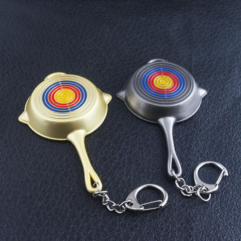Newest PUBG Champion Pot Pan Keychain Playerunknown's Battlegrounds Pendant Key Chain Car Bag Keyring for Women Men Jewelry
Newest PUBG Champion Pot Pan Keychain Playerunknown's Battlegrounds Pendant Key Chain Car Bag Keyring for Women Men Jewelry