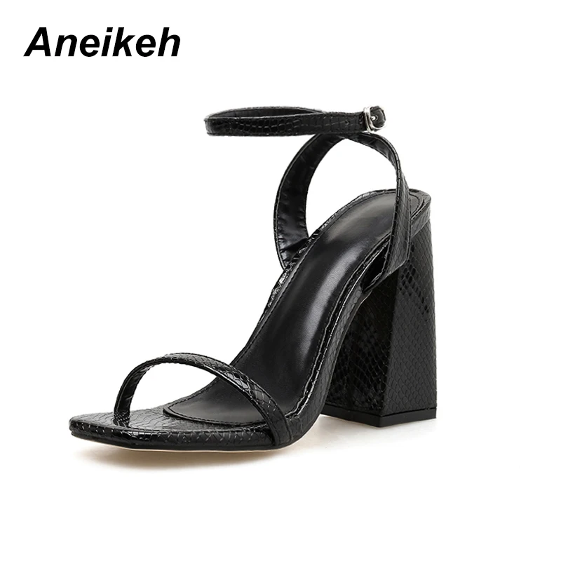 Aneikeh 2019 PU Women Sandals High Heels Summer Ankle Strap Square Heel Fashion Sandals Pumps Dropshipping Office & Career Shoes
Aneikeh 2019 PU Women Sandals High Heels Summer Ankle Strap Square Heel Fashion Sandals Pumps Dropshipping Office & Career Shoes