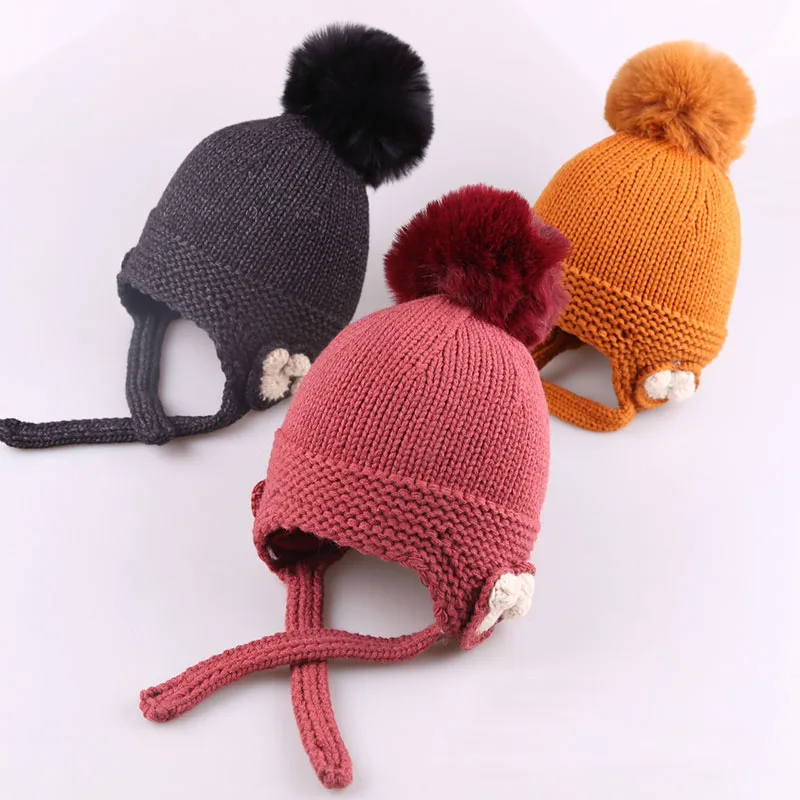 Winter Warm Children Hat Solid Color Soft Knitted Boys Girls Hat Cap Bonnet Cute Pompom Children Cap Beanie
Winter Warm Children Hat Solid Color Soft Knitted Boys Girls Hat Cap Bonnet Cute Pompom Children Cap Beanie