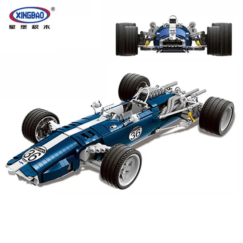 XINGBAO 03022 1758Pcs Genuine The Blue Racing Car Set Building Blocks Bricks Educational Funny Toy Model Gifts For Children
XINGBAO 03022 1758Pcs Genuine The Blue Racing Car Set Building Blocks Bricks Educational Funny Toy Model Gifts For Children