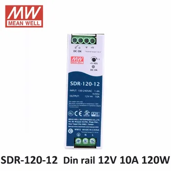MeanWell DIN RAIL 120W 12V 10A PFC Function Switching Power Supply Driver SDR-120-12 power source Industrial
MeanWell DIN RAIL 120W 12V 10A PFC Function Switching Power Supply Driver SDR-120-12 power source Industrial