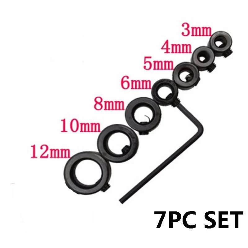 Bit limiter 3-12mm Drill Bit Limit Ring Woodworking Drill Bit For The Round Wood Clamp Fixture Positioning Depth
Bit limiter 3-12mm Drill Bit Limit Ring Woodworking Drill Bit For The Round Wood Clamp Fixture Positioning Depth