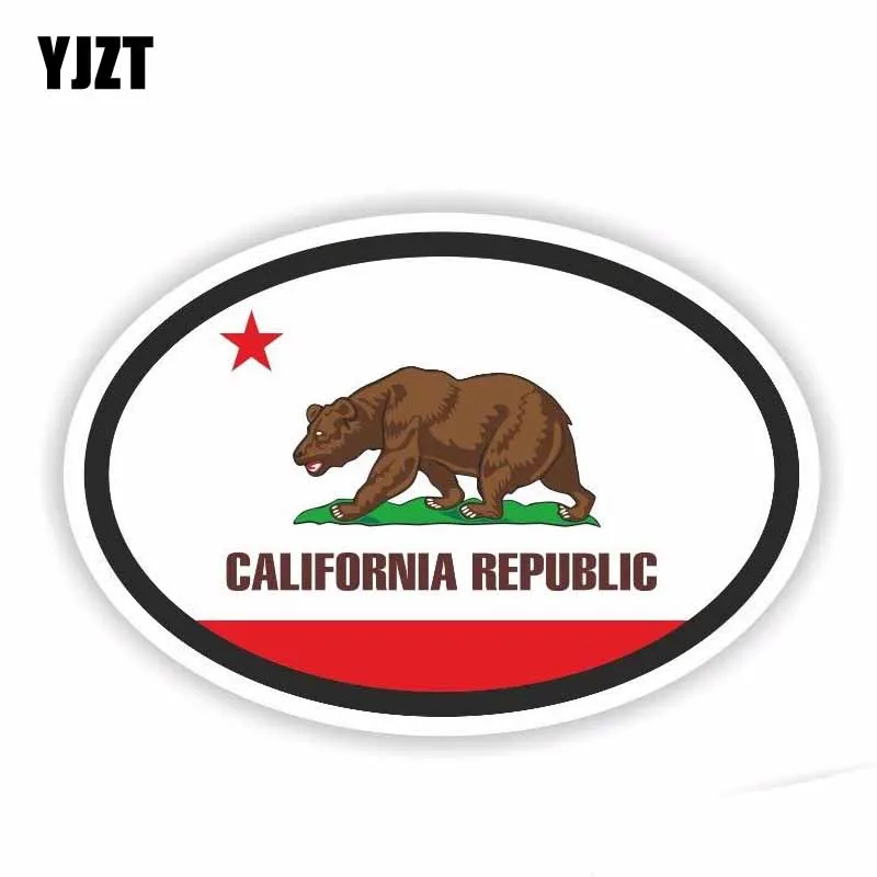 YJZT 13.4CM*8.9CM Car Accessories California Republic Stickers Country Code PVC Decal 6-0243
YJZT 13.4CM*8.9CM Car Accessories California Republic Stickers Country Code PVC Decal 6-0243