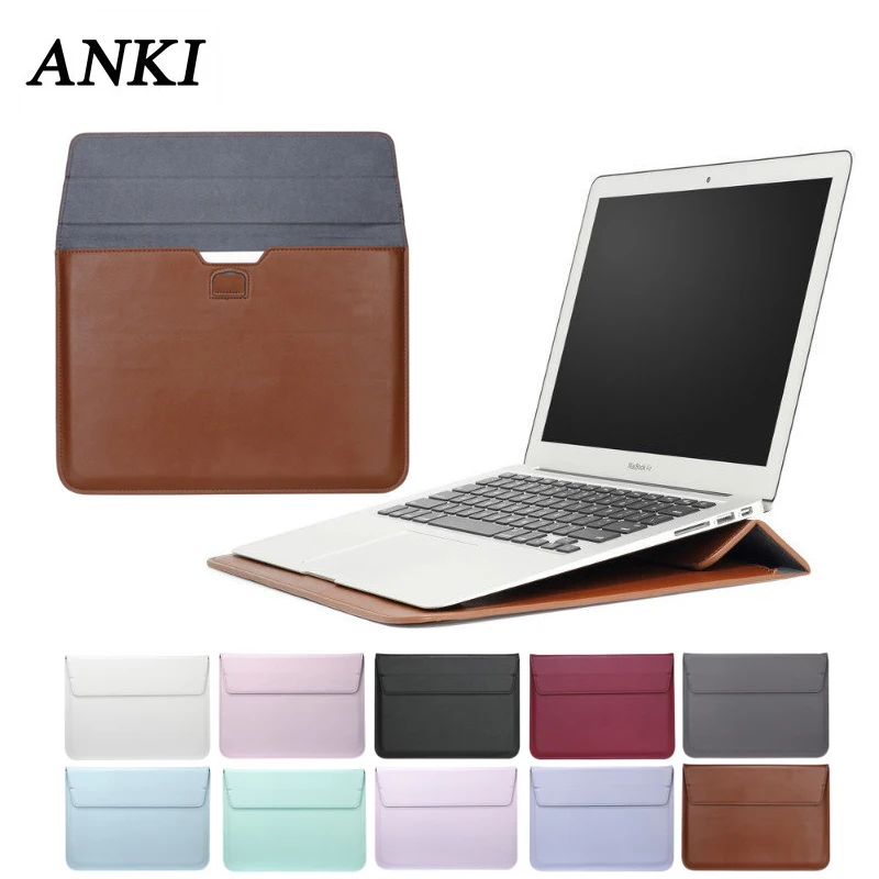 Hot Laptop Leather Sleeve Bag For Macbook Air 13 Pro Retina 11 12 13.3 15 15.4 Touch Bar Cover Notebook Stand Case + Power pack
Hot Laptop Leather Sleeve Bag For Macbook Air 13 Pro Retina 11 12 13.3 15 15.4 Touch Bar Cover Notebook Stand Case + Power pack