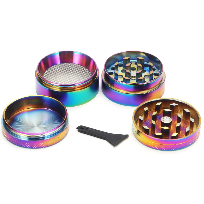 Rainbow Herb Metal Grinder 40mm Chicha Tobacco Mill Pipes Accessories Herb Grinders Smoke Cigarette Crusher with Pollen Catcher
Rainbow Herb Metal Grinder 40mm Chicha Tobacco Mill Pipes Accessories Herb Grinders Smoke Cigarette Crusher with Pollen Catcher