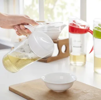 1SET Oil Bottle 620ml Glass Bottle Vinegar Soy Sauce Seasoning Pot Dustproof Health Kitchenware Glass Oiler Bottle Jar KW 021
1SET Oil Bottle 620ml Glass Bottle Vinegar Soy Sauce Seasoning Pot Dustproof Health Kitchenware Glass Oiler Bottle Jar KW 021