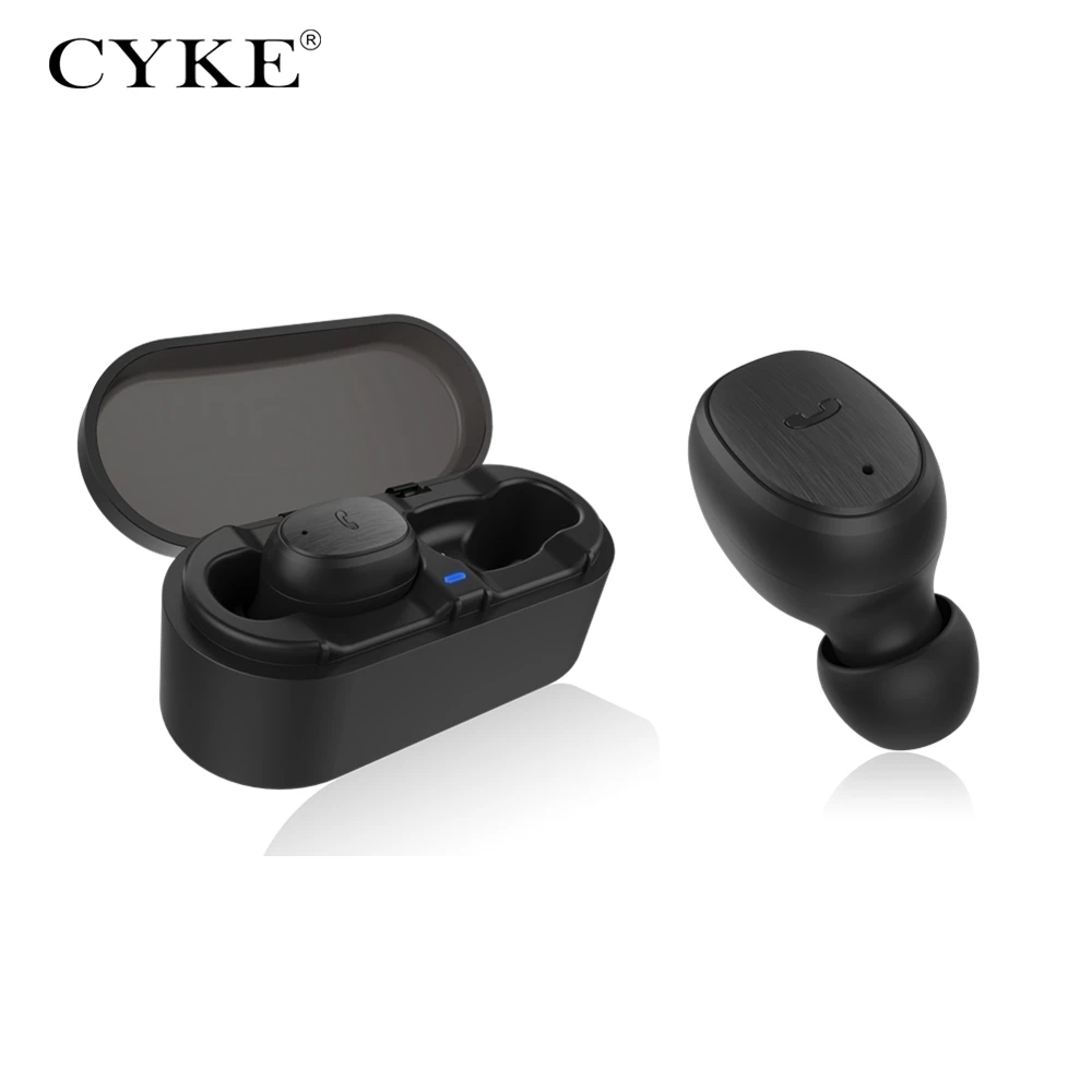 CYKE Bluetooth V5.0 TWS Wireless Earphone Stereo Earbuds Waterproof Microphone Sport Earphone with Charging Box for Phone
CYKE Bluetooth V5.0 TWS Wireless Earphone Stereo Earbuds Waterproof Microphone Sport Earphone with Charging Box for Phone
