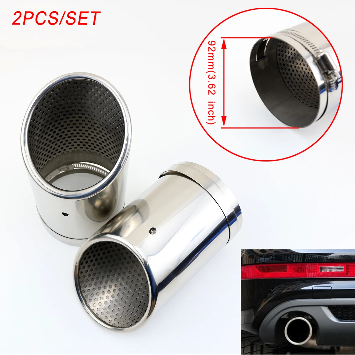 Rear Tailpipe Cover Fit For Audi A8 Q7 3.0T 2009-2015 Accessories Tail Muffler Pipe Tip Exhaust Silencer Trim Stainless Steel
Rear Tailpipe Cover Fit For Audi A8 Q7 3.0T 2009-2015 Accessories Tail Muffler Pipe Tip Exhaust Silencer Trim Stainless Steel