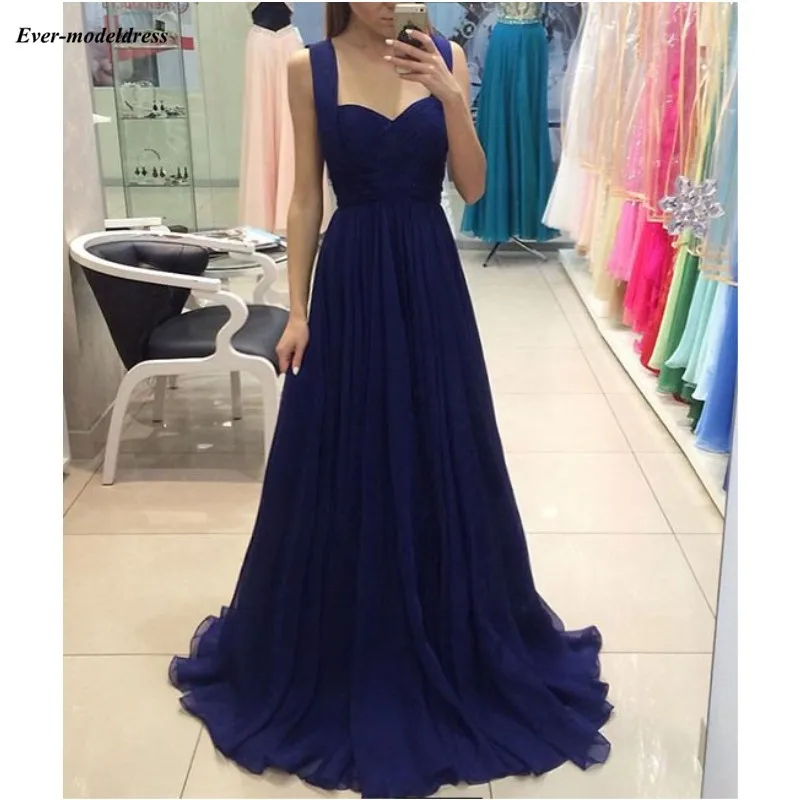 New-Cheap-Chiffon-Prom-Dresses-Sweetheart-Neckline-Dark-Blue-Evening-Gowns-2019-vestido-formatura