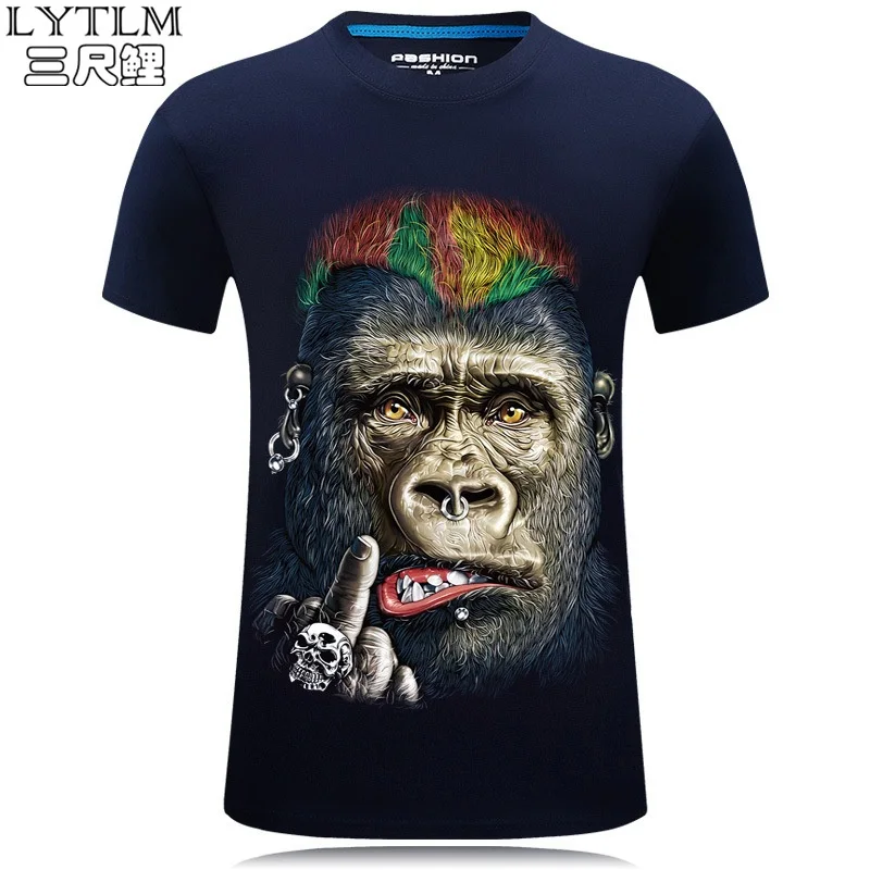 Camiseta 3D Animal Print Oversized T Shirt Plus Size Streetwear Black Shirt Short Sleeve King Kong Mens Tshirts Summer Joe Young
Camiseta 3D Animal Print Oversized T Shirt Plus Size Streetwear Black Shirt Short Sleeve King Kong Mens Tshirts Summer Joe Young