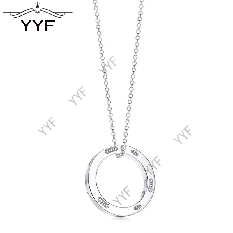 TIFF 925 Silver Round Pendant Necklace original version 1:1 high-quality CHARM Silver Necklace suitable for DIY jewelry gifts PY
TIFF 925 Silver Round Pendant Necklace original version 1:1 high-quality CHARM Silver Necklace suitable for DIY jewelry gifts PY