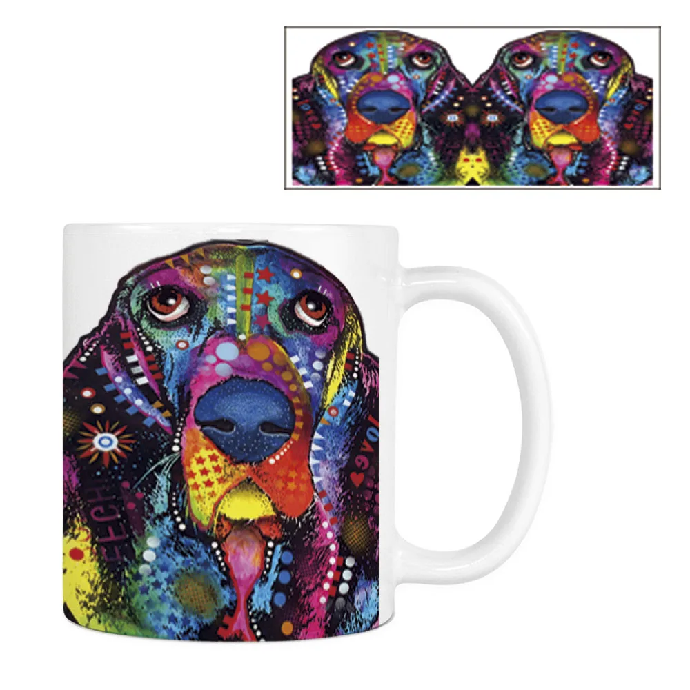 Fashion Bulldog Basset Hound Beagle Coffee Mugs Dog White Ceramic Creative Tea Mug Customize Birthday Gift For Kitchen Home
Fashion Bulldog Basset Hound Beagle Coffee Mugs Dog White Ceramic Creative Tea Mug Customize Birthday Gift For Kitchen Home