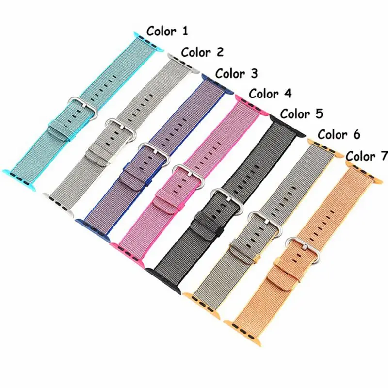 2017 Men Women Watch Band Woven Nylon Casual Sports for Apple Watch Iwatch Strap Wrist Bracelet Connector Mounted for 38/42mm 
2017 Men Women Watch Band Woven Nylon Casual Sports for Apple Watch Iwatch Strap Wrist Bracelet Connector Mounted for 38/42mm