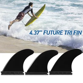 

3 Packs 4.37'' Surfing Fin Set Surfboard Fins Sup Surfboard Paddle Board Future Fin Surfing Accessoires