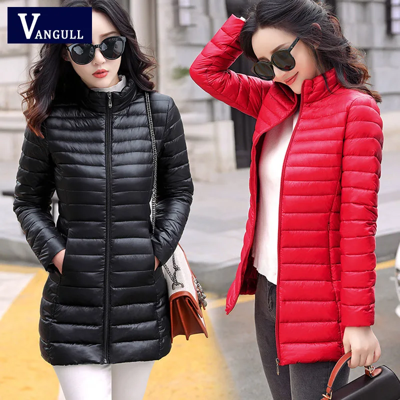 Vangull Autumn Winter Women Basic Jacket Coat Female Slim Hooded Brand Cotton Parkas Casual Female Medium-Long Jackets Plus Size
Vangull Autumn Winter Women Basic Jacket Coat Female Slim Hooded Brand Cotton Parkas Casual Female Medium-Long Jackets Plus Size