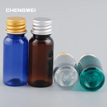 CHENGWEI 15ML 20Pcs/Lot PET Gold/Silver Aluminium Cap Small Bottle Empty Plastic Refillable Cosmetic Container
CHENGWEI 15ML 20Pcs/Lot PET Gold/Silver Aluminium Cap Small Bottle Empty Plastic Refillable Cosmetic Container