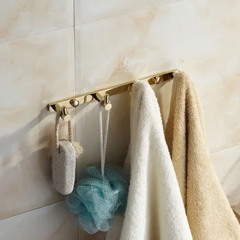 Robe Hooks Luxury Copper Bathroom Wall Antique Robe Hooks 3-5 Row Hook Coat Hanger Door Hooks For Bathroom Accessories Sj76
Robe Hooks Luxury Copper Bathroom Wall Antique Robe Hooks 3-5 Row Hook Coat Hanger Door Hooks For Bathroom Accessories Sj76