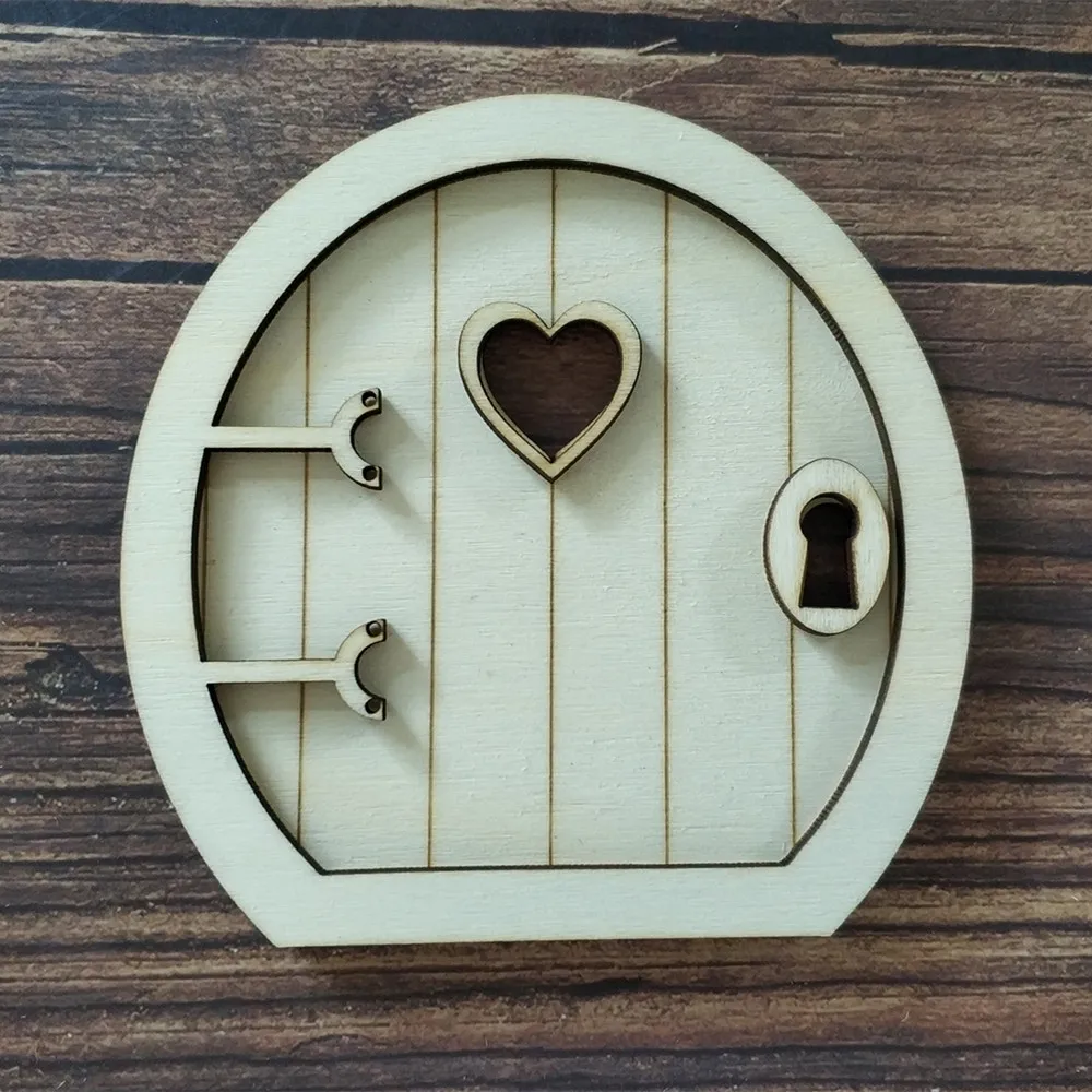 6pcs 3D Wooden Fairy Garden Door Craft Embellishments Decoration DIY Painting Decoration Kids Birthday Gift
6pcs 3D Wooden Fairy Garden Door Craft Embellishments Decoration DIY Painting Decoration Kids Birthday Gift