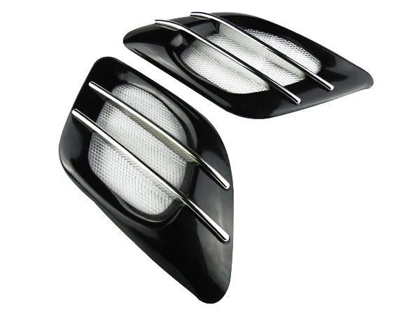 2 x BL universal Air Flow Intake Vent Hole Cover Duct Decor engine hood Sticker | Автомобили и мотоциклы
