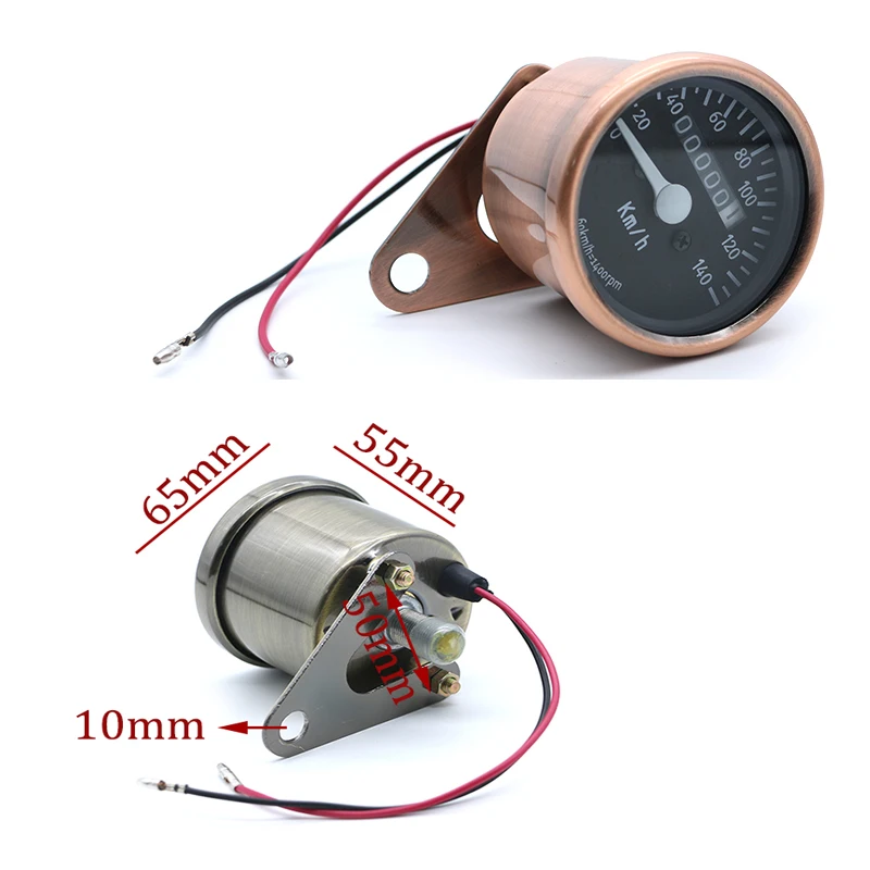 Universal Retro Refit Meter for Motorcycle DC 12V Motorbike Vintage Speedometer Odometer Tachometer Scooter Motor Instrument
Universal Retro Refit Meter for Motorcycle DC 12V Motorbike Vintage Speedometer Odometer Tachometer Scooter Motor Instrument