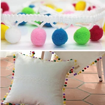 2 Yards colorful elastic lace cotton ball tassel trim fringe ribbon for Sewing Party Wedding Decoration DLY 5BB5473
2 Yards colorful elastic lace cotton ball tassel trim fringe ribbon for Sewing Party Wedding Decoration DLY 5BB5473