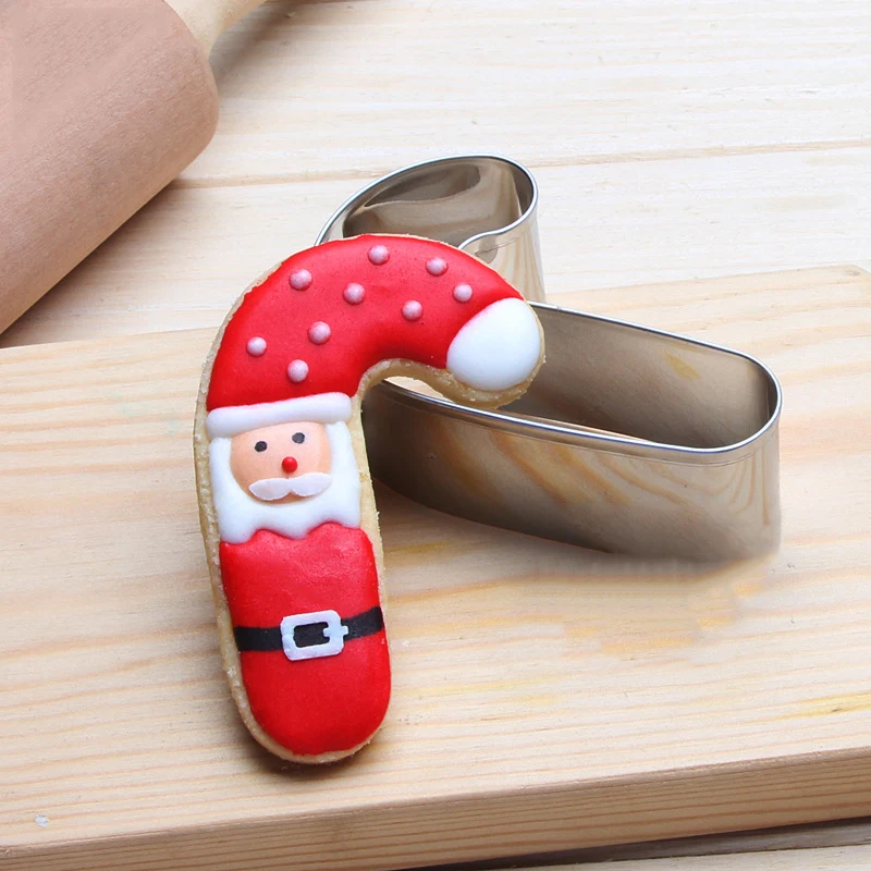 Christmas cartoon stainless steel biscuit mold sushi mold cake mold candy cane cutting
Christmas cartoon stainless steel biscuit mold sushi mold cake mold candy cane cutting