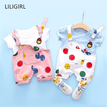 LILIGIRL Newboen Baby Girls and Boys Clothes Sets 2019 New Kids Cartoon Print Tops+Strap Pant Suit for Summer Children Clothing
LILIGIRL Newboen Baby Girls and Boys Clothes Sets 2019 New Kids Cartoon Print Tops+Strap Pant Suit for Summer Children Clothing
