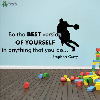YOYOYU Wall Decal Be The Best Version Of Yourself Quote Wall Sticker Basketball Fitness Sport Vinyl Wall Decoration QQ321
YOYOYU Wall Decal Be The Best Version Of Yourself Quote Wall Sticker Basketball Fitness Sport Vinyl Wall Decoration QQ321