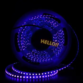 5M 3528 UV Ultraviolet DC12V 600 120LEDs/m 395-400NM UV White PCB Purple Led Flexible Strip Light Tape Black lamp lighting
5M 3528 UV Ultraviolet DC12V 600 120LEDs/m 395-400NM UV White PCB Purple Led Flexible Strip Light Tape Black lamp lighting
