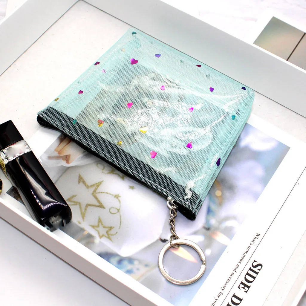 Transparent coin purse Fashion Women Cute love heart Printing Snacks Coin Purse Card Holders Handbag Key Holder carteras mujer
Transparent coin purse Fashion Women Cute love heart Printing Snacks Coin Purse Card Holders Handbag Key Holder carteras mujer