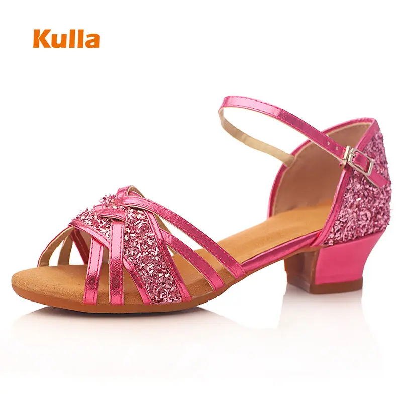 Children Girls Sequins Soft Bottom Latin Dance Shoes Red Bowtie Women Closed Toe Tango Dancing Shoes Kids Ballroom Dance Shoes
Children Girls Sequins Soft Bottom Latin Dance Shoes Red Bowtie Women Closed Toe Tango Dancing Shoes Kids Ballroom Dance Shoes
