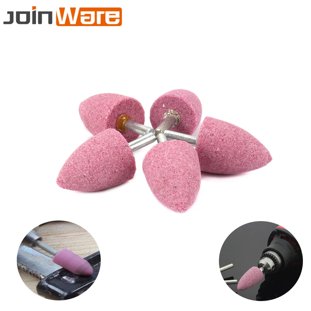 5Pcs/Set 16/20/25/30MM Red Corundum Ceramic Grinding Head Cone Type With 6MM Shank Drill Bit Rotary Abrasive Tool For Metal
5Pcs/Set 16/20/25/30MM Red Corundum Ceramic Grinding Head Cone Type With 6MM Shank Drill Bit Rotary Abrasive Tool For Metal