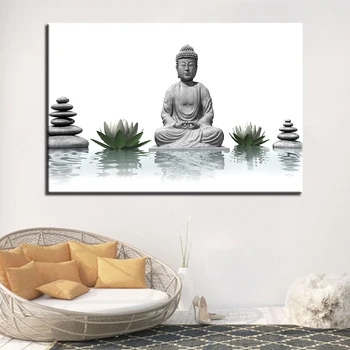 HD Printed Posters Home Decor Living Room Modular 1 Piece/Pcs Buddha Stone Water Framework Wall Art Painting Canvas Pictures
HD Printed Posters Home Decor Living Room Modular 1 Piece/Pcs Buddha Stone Water Framework Wall Art Painting Canvas Pictures