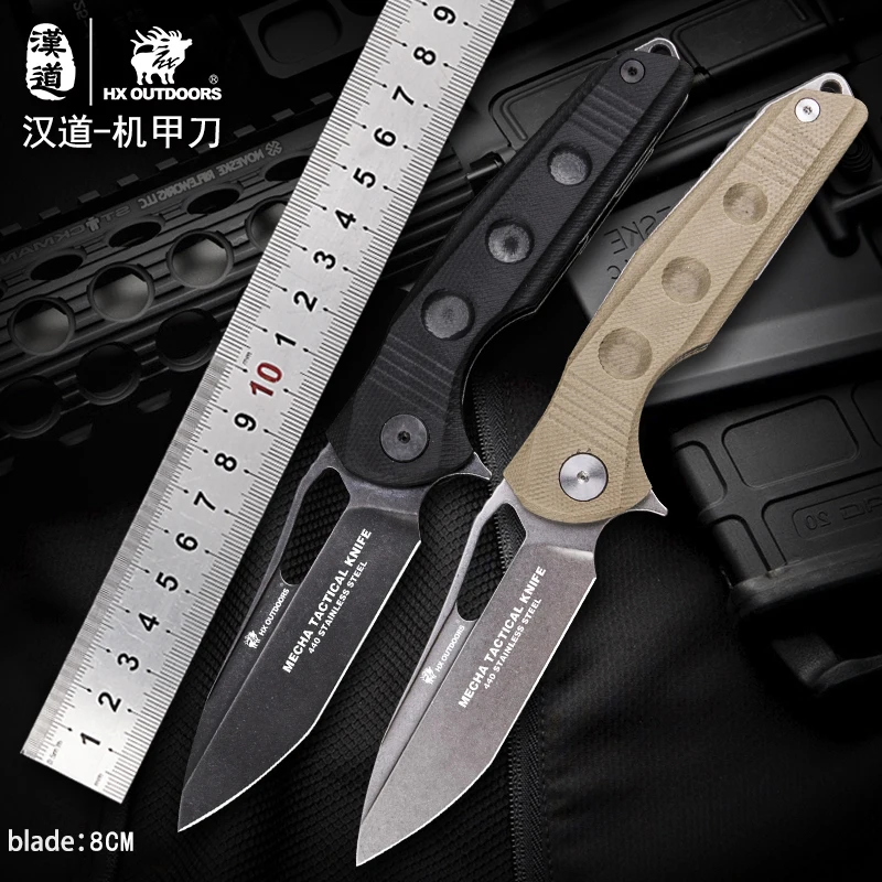 HX Outdoors faca 440C steel folding knife tactical pocket knife survival cs go hunting tools Stainless steel edc camping knives
HX Outdoors faca 440C steel folding knife tactical pocket knife survival cs go hunting tools Stainless steel edc camping knives