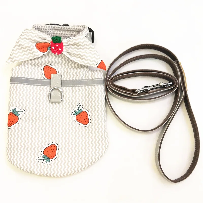 Pets Products Dogs Supplies Strawberry Printing Cute Vest With Leash For Small Puppy dogs Cats
Pets Products Dogs Supplies Strawberry Printing Cute Vest With Leash For Small Puppy dogs Cats