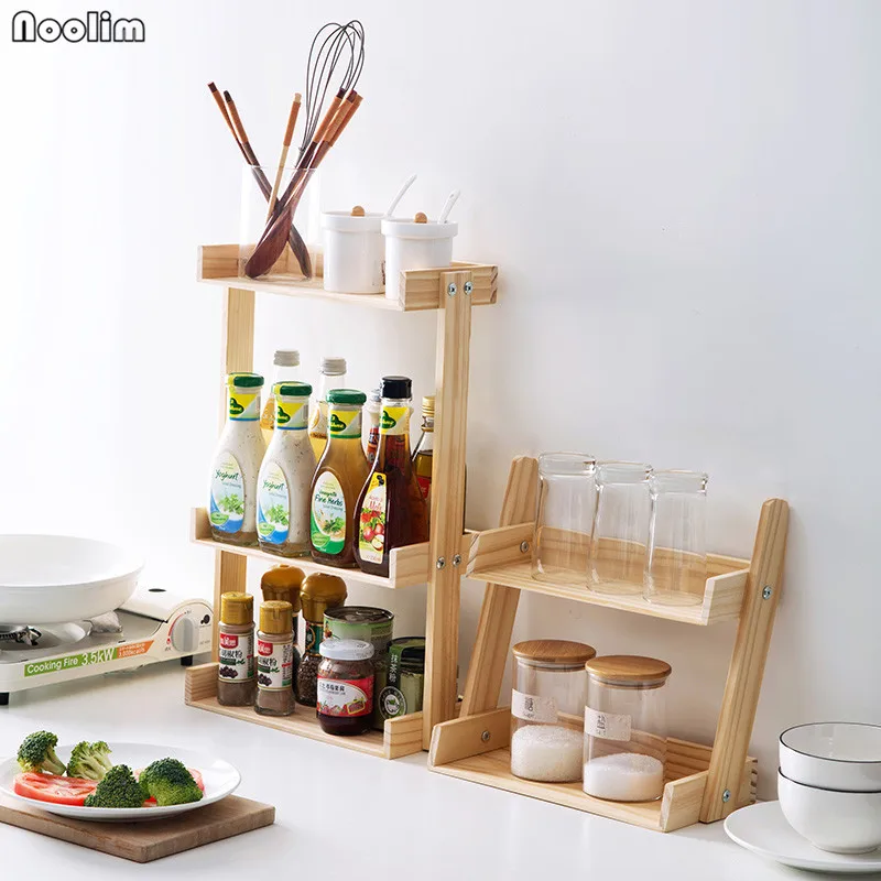 NOOLIM Wood Multi-layer Spice Rack Kitchen Multi-function Countertop Seasoning Box Storage Rack Multi-layer Condiment Holder
NOOLIM Wood Multi-layer Spice Rack Kitchen Multi-function Countertop Seasoning Box Storage Rack Multi-layer Condiment Holder