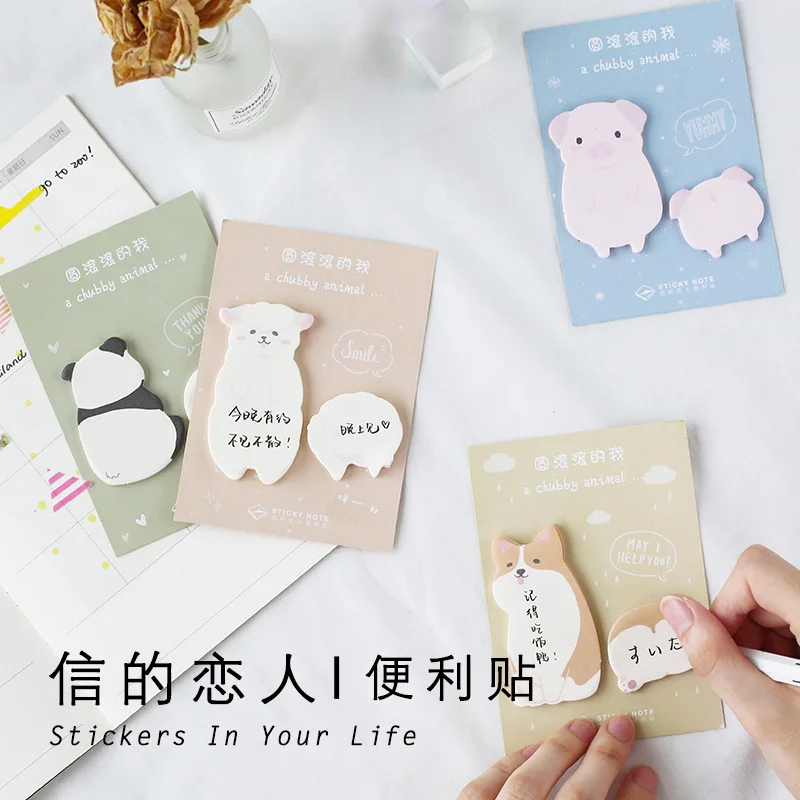 Cute Kawaii Animals Memo Pad Cat Panda Pig Sticky Notes Memo Pads Stationery Note Paper Stickers Office School Supplies
Cute Kawaii Animals Memo Pad Cat Panda Pig Sticky Notes Memo Pads Stationery Note Paper Stickers Office School Supplies
